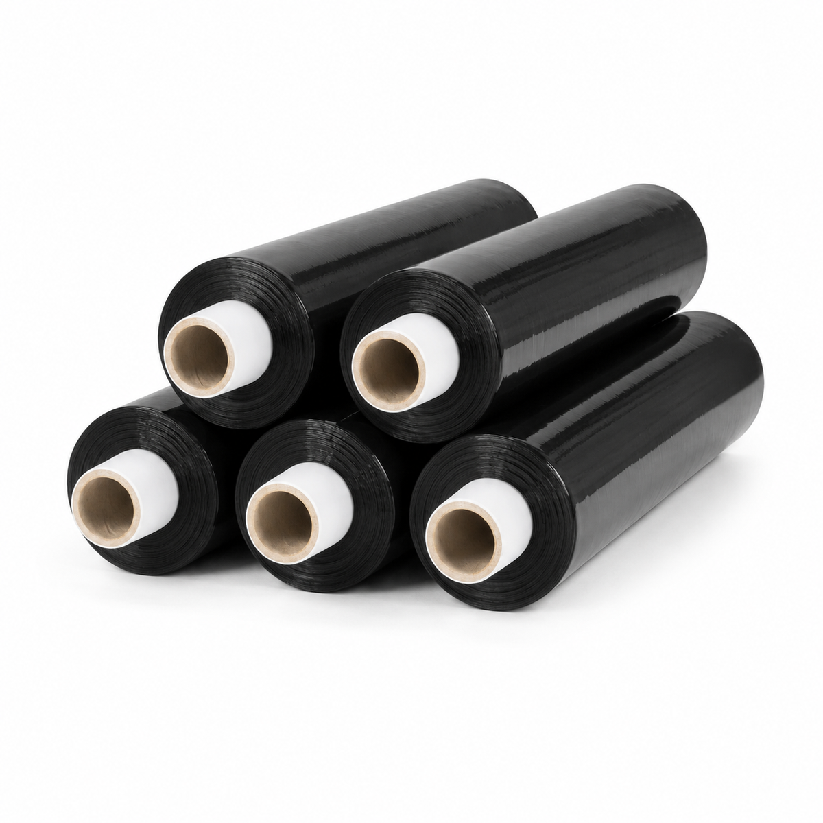 Heavy Duty Black Pallet Wrap – 400mm × 200m, 20 Micron