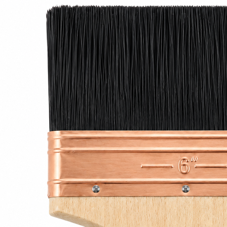 6″ / 150mm Wall Brush – Wooden Handle