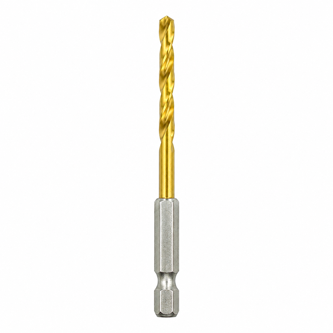 5 Piece Titanium-Coated HSS Drill Bit Set