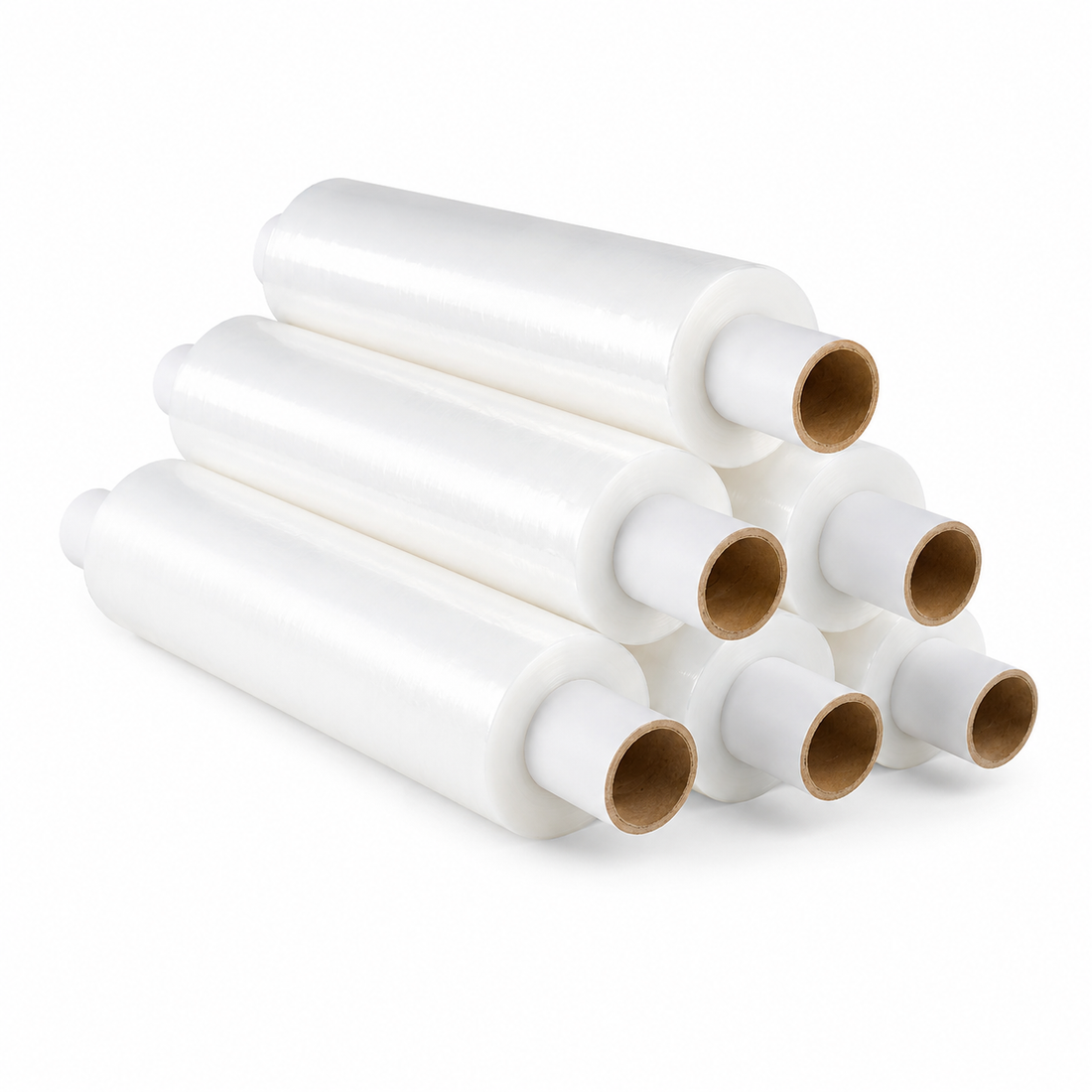 Clear 23 Micron Extended Core Pallet Wrap – 400mm × 450m